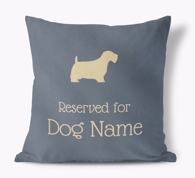 Reserved for {dogsName}: Personalised {breedFullName} Soft Touch Cushion 